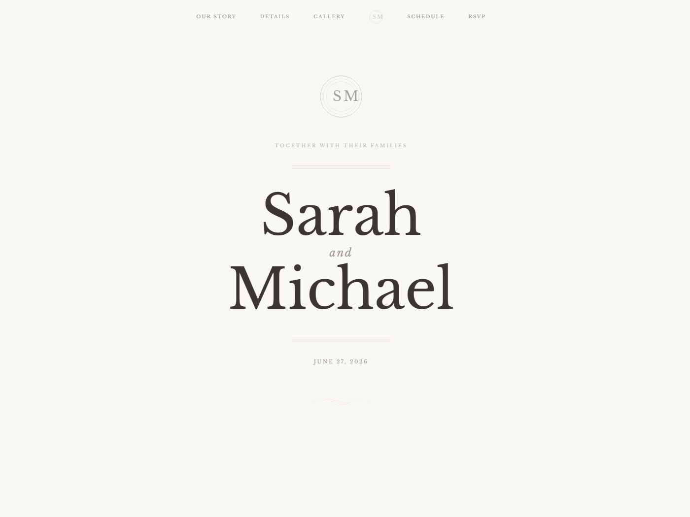 Classic Formal template preview