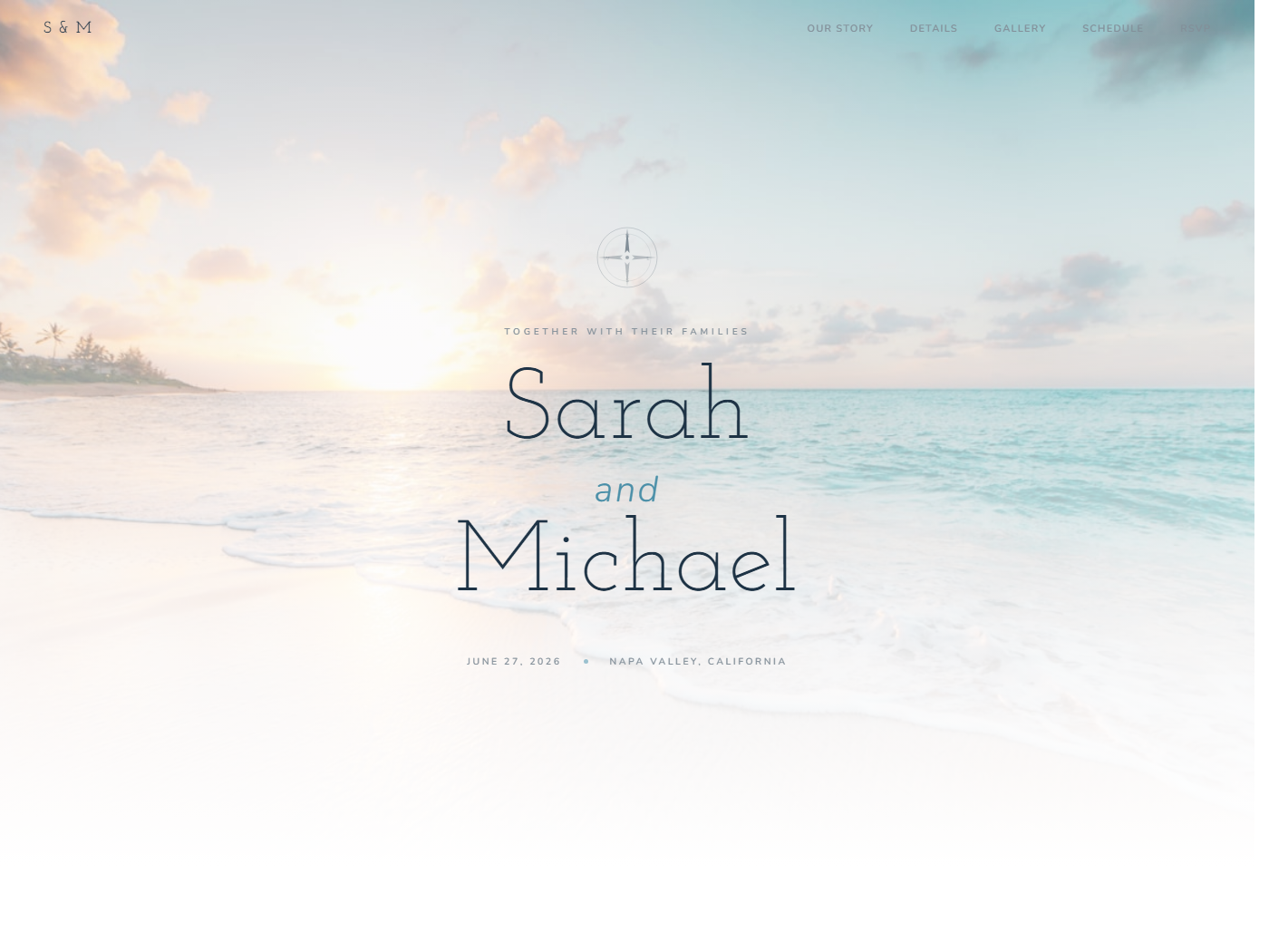 Coastal Nautical template preview