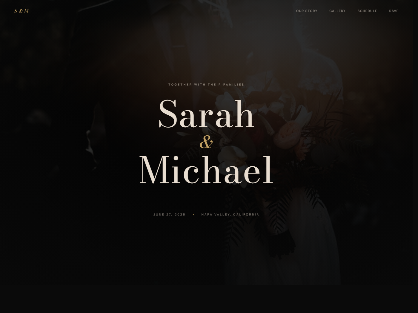 Moody Dark Romance template preview