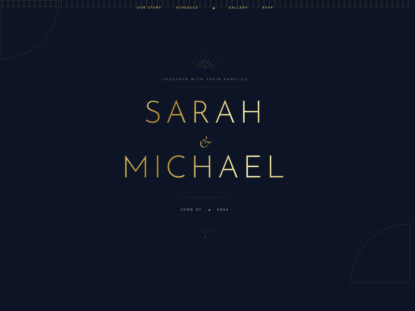 Vintage Art Deco template preview
